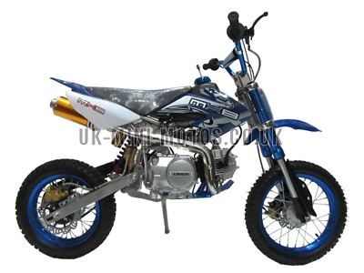 Dirt Bikes - Pit Bikes - Dirtbikes - 125cc Dirt Bike Blue