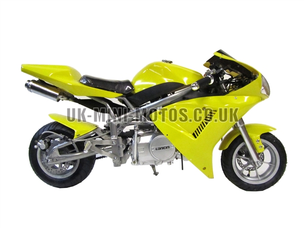 Midi Moto Dirt Bike - Midi Moto HC-113 Yellow - Midimoto - Midi Dirt Bikes - Midi Bike