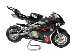 Water Cooled Mini Motos - Minimoto - Pocket Bikes - Black Water Cooled Mini Moto