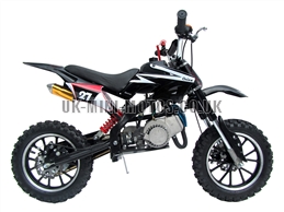 Mini Dirt Bike - DB02-C Black Mini dirtbike - Mini Dirt Bikes  - Pocket Bikes - Minimotos - Mini Moto