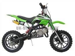 Mini Dirt Bike - DB02-C Green Mini dirtbike - Mini Dirt Bikes  - Pocket Bikes - Minimotos - Mini Moto