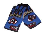 Motorbike Gloves Blue - Adult and Kids Motorbike Gloves - Motorcross Gloves - Blue Motorcycle Gloves - Trials Gloves