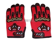 Motorbike Gloves Red - Adult and Kids Motorbike Gloves - Motorcross Gloves - Red Motorcycle Gloves - Trials Gloves