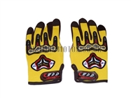 Motorbike Gloves Yellow - Adult and Kids Motorbike Gloves - Motorcross Gloves - Yellow Motorcycle Gloves - Trials Gloves