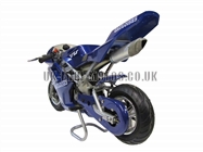 Water Cooled Mini Motos - Minimoto - Pocket Bikes - Blue Water Cooled Mini Moto